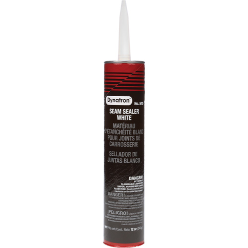 Dynatron Caulk Auto Seam Sealer, 12 oz., Cartridge, White Superchem Industries