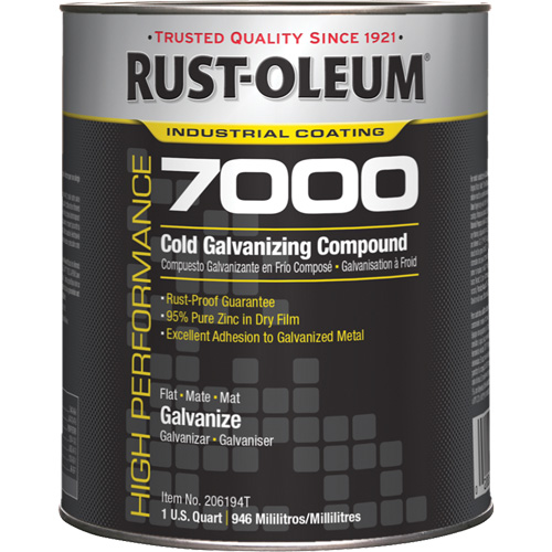 Compos&eacute; de galvanisation &agrave; froid performant du syst&egrave;me 7200, Canette Superchem Industries