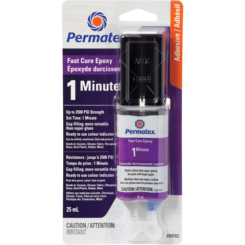 Gel Epoxy, 25 ml, Syringe, Two-Part, Clear Superchem Industries