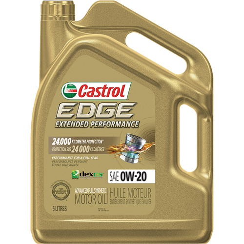 Edge&reg; Extended Performance 0W-20 Motor Oil, 5 L, Jug Superchem Industries