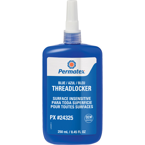 Surface Insensitive Threadlocker, Blue, High, 250 ml, Bottle Superchem Industries