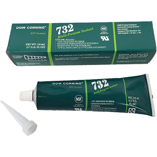 Agent d'&eacute;tanch&eacute;it&eacute; 732, 90 ml, Tube, Blanc Superchem Industries