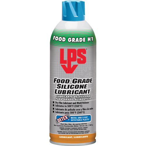 Detex&reg; Food Grade Silicone Lubricant, Aerosol Can Superchem Industries