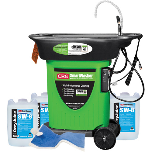 Trousse de bassin de nettoyage de pi&egrave;ces mobile SmartWasher SW-823 Superchem Industries