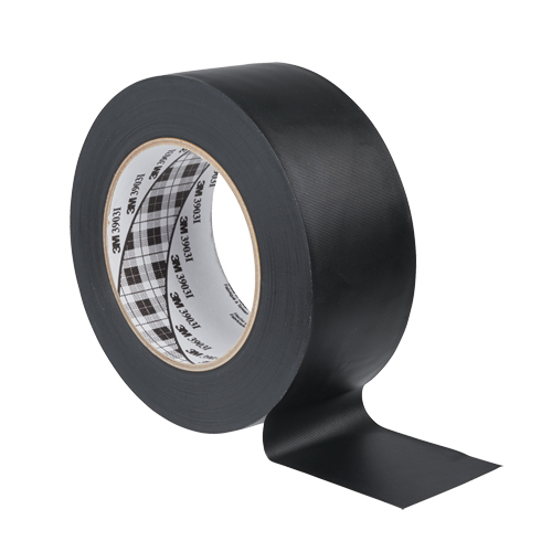 Rubans adh&eacute;sifs en vinyle 3903, 1245 mm (49") la x 46 m (151') lo, 6,5 mils, Noir Superchem Industries