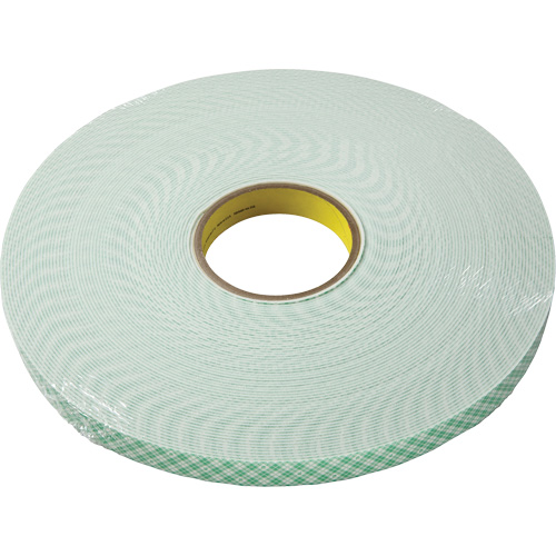 Double-Coated Urethane Foam Tape, 33 m (108') L x 9.5 mm (3/8") W, 60 mils, Urethane Superchem Industries