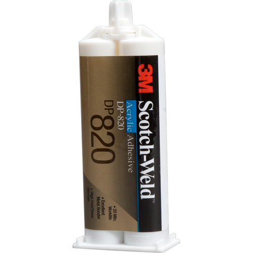 Adh&eacute;sif acrylique Scotch-Weld, Deux composants, Cartouche double, 400 ml, Blanc cass&eacute; Superchem Industries