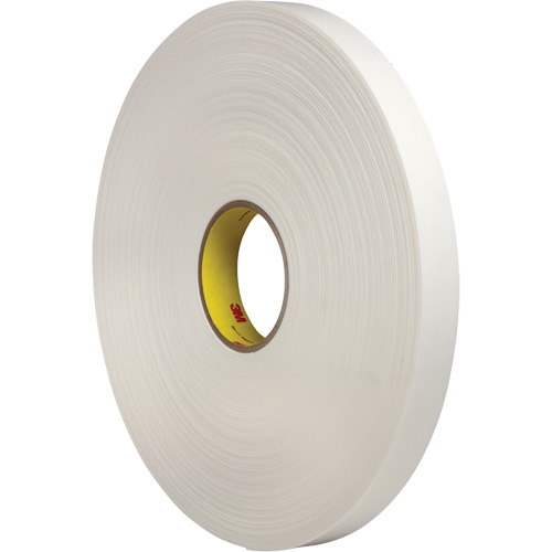 Ruban double face en mousse, 66 m (216') lo x 25,4 mm (1") la, 31 mils, Poly&eacute;thyl&egrave;ne Superchem Industries