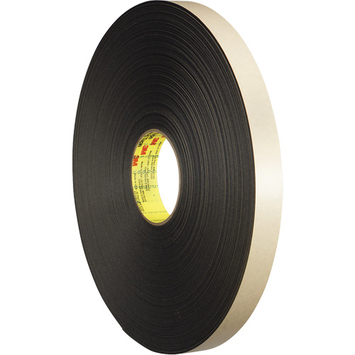 Ruban double face en mousse, 66 m (216') lo x 12,7 mm (1/2") la, 31 mils, Poly&eacute;thyl&egrave;ne Superchem Industries