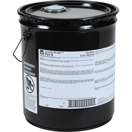 Scotch-Weld Adhesive, 5 gal., Pail, Two-Part, Off-White Superchem Industries