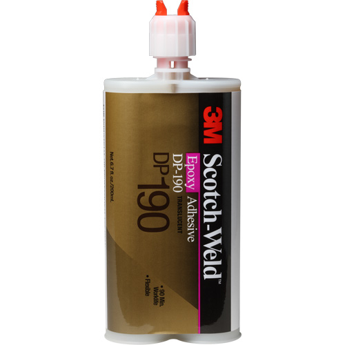 Adh&eacute;sif Scotch-Weld, 200 ml, Cartouche, Deux composants, Translucide Superchem Industries