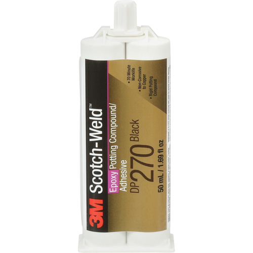 Scotch-Weld Potting Compound, 1.7 fl. oz., Dual Cartridge, Two-Part, Black Superchem Industries