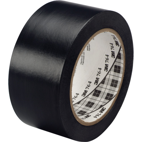 764 General-Purpose Vinyl Tape, 25.4 mm (1") W x 32.9 m (108') L, 5 mils, Black Superchem Industries