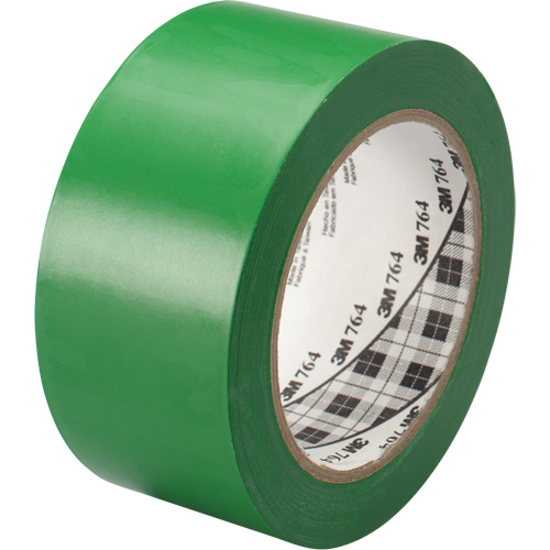 764 General-Purpose Vinyl Tape, 25.4 mm (1") W x 32.9 m (108') L, 5 mils, Green Superchem Industries
