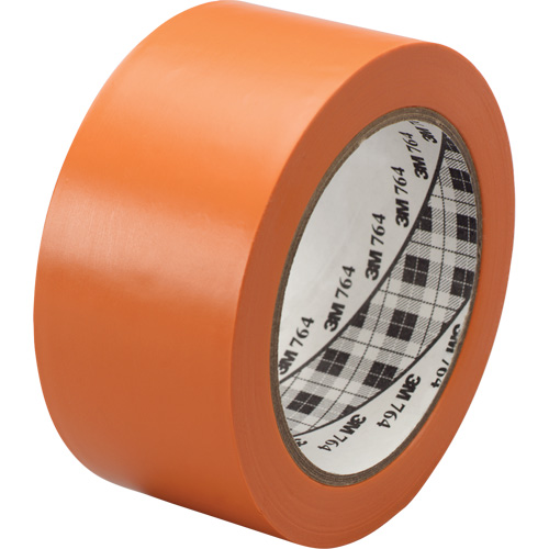 764 General-Purpose Vinyl Tape, 25.4 mm (1") W x 32.9 m (108') L, 5 mils, Orange Superchem Industries