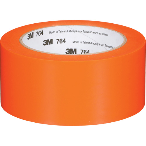 Ruban en vinyle pour travaux g&eacute;n&eacute;raux 764, 50,8 mm (2") la x 32,9 m (108') lo, 5 mils, Orange Superchem Industries