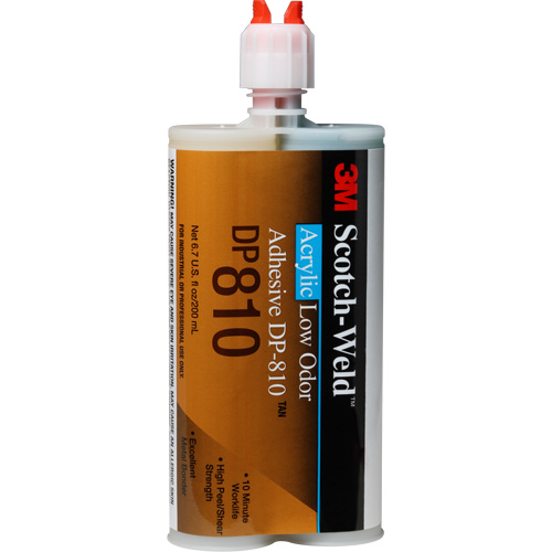 Scotch-Weld Low-Odor Acrylic Adhesive, Two-Part, Cartridge, 200 ml, Off-White Superchem Industries
