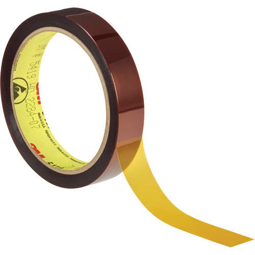 Ruban &agrave; base de polyimide produisant peu de statique 5419, 19 mm (3/4") x 33 m (108'), Brun Superchem Industries