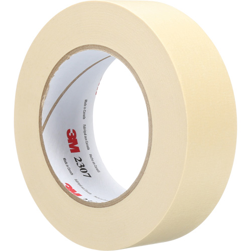 2307 Masking Tape, 36 mm (1-1/2") x 55 m (180'), Tan Superchem Industries