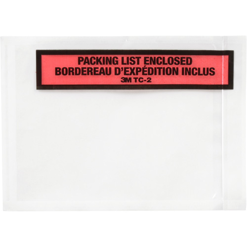 Packing List Envelope, 5-1/2" L x 4-1/2" W, Endloading Style Superchem Industries