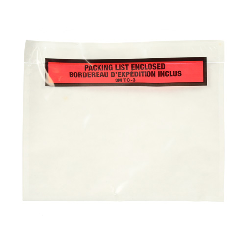 Packing List Envelope, 7" L x 5" W, Endloading Style Superchem Industries