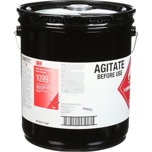 Scotch-Weld Nitrile High-Performance Adhesive, 5 gal., Pail, Yellow Superchem Industries
