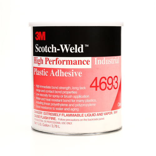 High-Performance Industrial Plastic Adhesive, 1 gal., Gallon, Yellow Superchem Industries