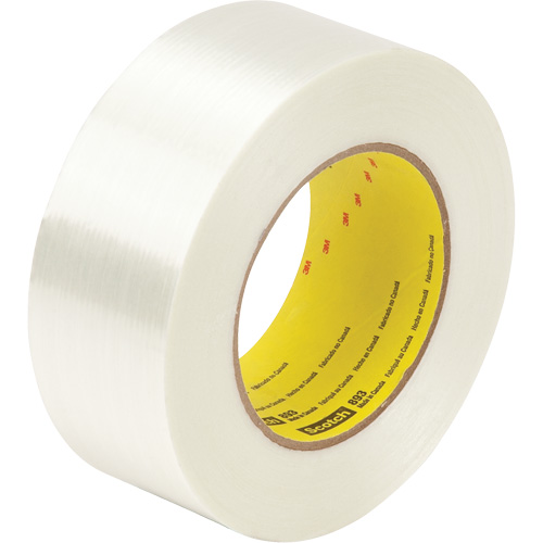Ruban renforc&eacute; de filaments Scotch, &eacute;paisseur 6 mils, 12 mm (1/2") x 33 m (108')  Superchem Industries