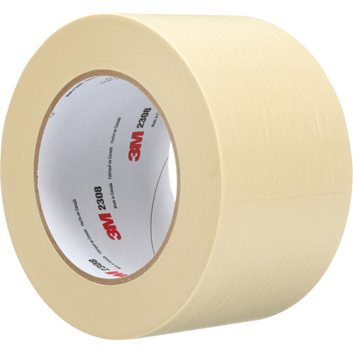 2308 Masking Tape, 72 mm (3") x 55 m (180'), Tan Superchem Industries