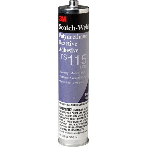 Adh&eacute;sif PUR Scotch-Weld, 10 oz, Cartouche, Transparent Superchem Industries