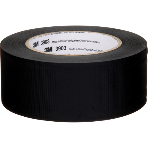 Rubans adh&eacute;sifs en vinyle 3903, 48 mm (2") la x 45 m (148') lo, 6,5 mils, Noir Superchem Industries