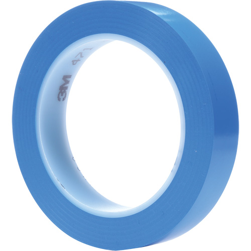 471 Vinyl Tape, 19 mm (3/4") W x 32.9 m (108') L, 5.3 mils, Blue Superchem Industries