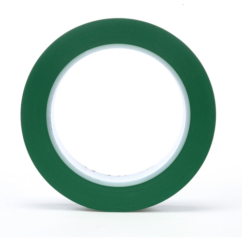 Ruban en vinyle 471, 25,4 mm (1") la x 32,9 m (108') lo, 5,2 mils, Vert Superchem Industries