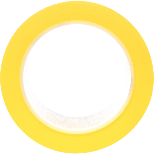 471 Vinyl Tape, 76.2 mm (3") W x 32.9 m (108') L, 5.2 mils, Yellow Superchem Industries