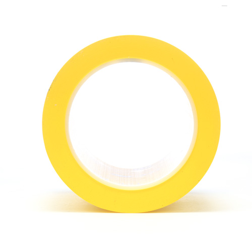 471 Vinyl Tape, 102 mm (4") W x 32.9 m (108') L, 5.2 mils, Yellow Superchem Industries