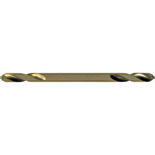 Jet-Kut&reg; Gold Super Premium M2 Twin End Drill Bit, High Speed Steel, 1/8", 1-15/16" L Superchem Industries