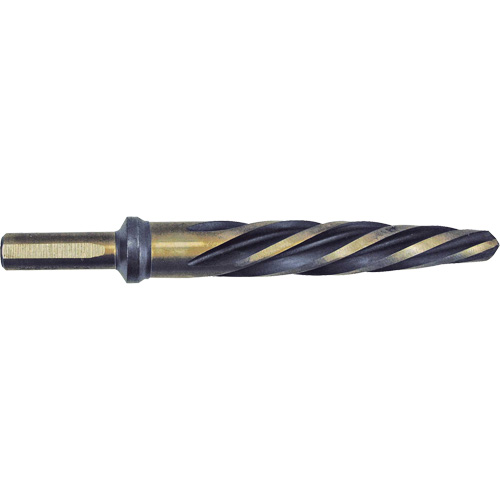 Jet-Kut&reg; Black & Gold Premium Car Reamer, 3/4", Spiral Flute, High Speed Steel, 3-Flat Shank Superchem Industries