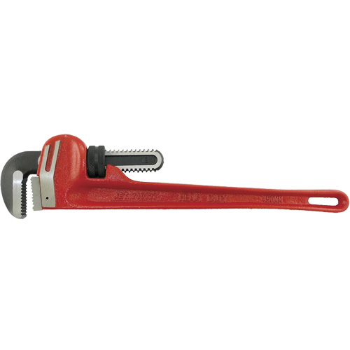 PW-18 Super Heavy-Duty Pipe Wrench, 2-7/8" Jaw Capacity, 18" Long, Powder Coated Finish, None Handle Superchem Industries