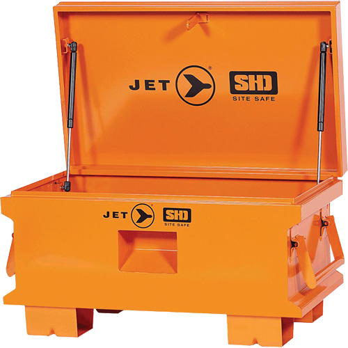 JSB-3219 Super Heavy-Duty Jobsite Tool Storage Box, 32-1/8" x 19" x 17-1/2", Steel, Orange Superchem Industries
