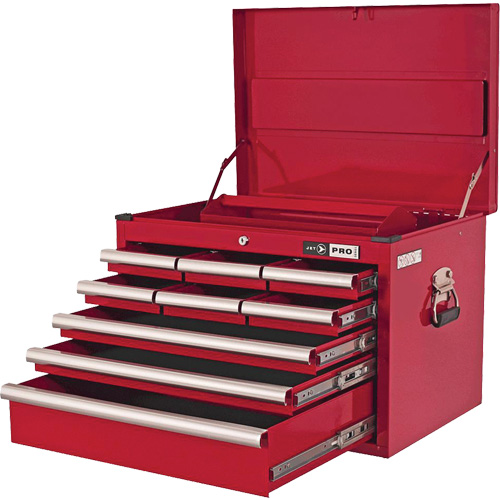 PMC2709 Coffre de m&eacute;canicien s&eacute;rie Pro, 26" la, 9 tiroirs, Rouge Superchem Industries