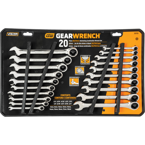 72-Tooth Combination Wrench Set Superchem Industries