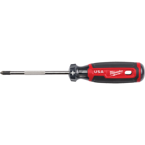 Tournevis Phillips, Tige de #2, Ronde, 211 mm lo, Prise en Coussin&eacute;e Superchem Industries