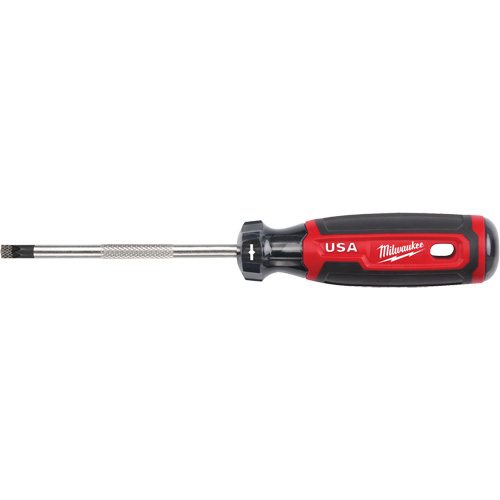 Tournevis ECX, Tige de #1, Ronde, 211 mm lo, Prise en Coussin&eacute;e Superchem Industries