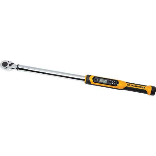 Torque Wrench, Electronic, 1/2" Square Drive, 25 - 250 ft-lbs. Superchem Industries