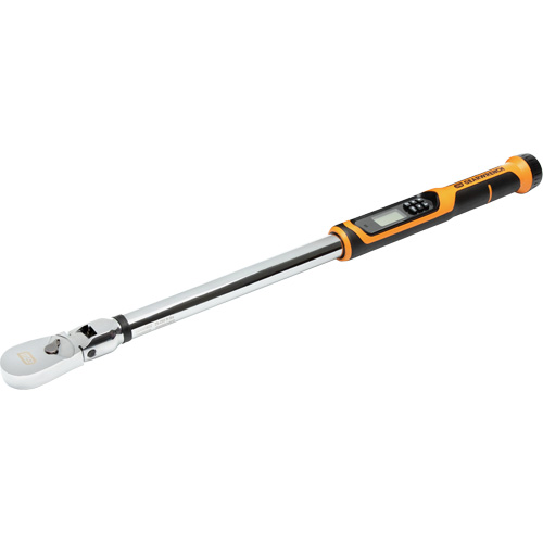 Flex Head Torque Wrench with Angle, Electronic, 1" Square Drive, 25 - 250 ft-lbs./301 - 3010 in-lbs. Superchem Industries