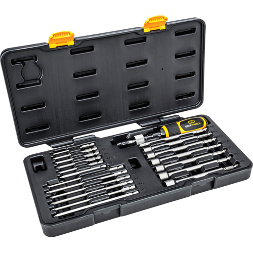 Jeu de tournevis dynamom&eacute;triques 1/4" 20 mcx, Gamme de couple 10 - 50 lb-po, 16" Longueur Superchem Industries