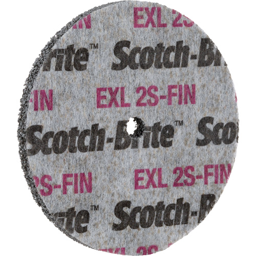 Scotch-Brite EXL Unitized Wheel, 3" x 1/2", 1/4" Arbor Superchem Industries