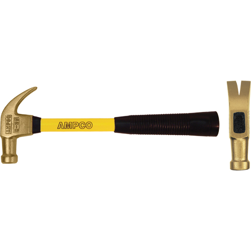 Curved-Claw Nail Hammer, 1 lbs. Head Weight, 14" L Superchem Industries