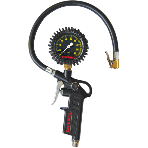 Pistol Grip Dial Inflator Gauge Superchem Industries