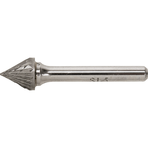 Fraise au carbure dur, SJ-3, 3/8" dia., 1/4" Tige, 5/16" Prof. de la coupe Superchem Industries